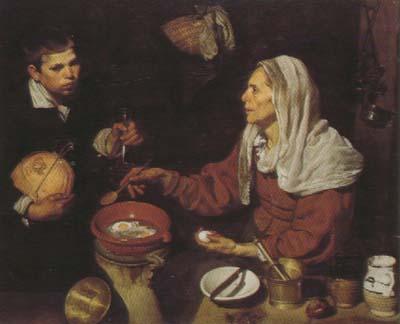 Diego Velazquez Old Woman Frying Eggs (df01) oil painting picture